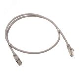 Патч-корд TERACOM PRO Cat.6 экранированный FTP оболочка LSZH серый (1.0м) TRP-6FTP-LSH-1M-GY EKF