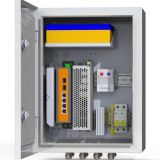 Узел коммутационный 4хPoE, 2хSFP, 4хSC, АКБ 4х12В, 2.2А/ч, IP66, 300х400х210 мм 00-00015646 Mastermann
