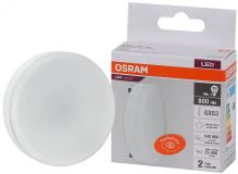 Лампа светодиодная LED 10 Вт GX53 4000К 800Лм таблетка 220 В (замена 75Вт) OSRAM 4058075582095 LEDVANCE