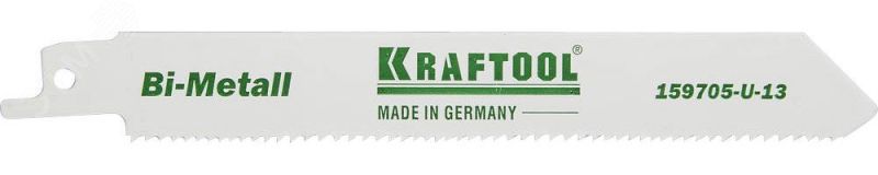 Полотно ''INDUSTRIE QUALITAT'', S922VF, для эл/ножовки, Bi-Metall, по металлу, дереву, шаг 1,8-2,5мм, 130мм 159705-U-13 KRAFTOOL
