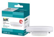 Лампа светодиодная T75 таблетка 10Вт 230В 4000К GX53 IEK LLE-T80-10-230-40-GX53 IEK