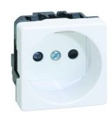 Розетка 2P со шторками винтовой зажим 16А 250В S27 белый 27431-65 Simon