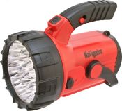 Фонарь светодиодный NPT-SP06-ACCU 23+18+4LED аккумуляторный прожектор пластик 18640 Navigator Group