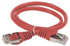 Патч-корд категории 6 FTP PVC 5м красный PC04-C6F-5M ITK