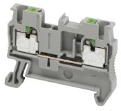 Клемма пружинная PIT проходной 2 точки 2.5мм.кв. серая NSYTRP22 Schneider Electric