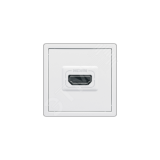 Valena LIFE Розетка для аудио/видео устройств HDMI Тип А С лицевой панелью Белая 753171 Legrand