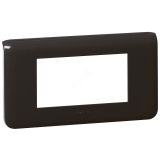 Рамка Mosaic 4 модуля, горизонтальная, антрацит 079054 Legrand