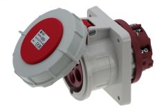 Розетка встраиваемая 63A/400V/3P+N+E/IP67, фланец 100x107 00-00032494 INPIN