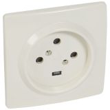 Розетка силовая  3К+З 20А 055455 Legrand