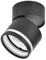 LIGHTING Светильник 4034 настенно-потолочный под лампу GX53 черный IEK LT-USB0-4034-GX53-1-K02 IEK