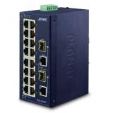 Коммутатор неуправляемый 16 портов 10/100 Мб/с, 2хSFP, 2хRJ45 1000650936 PLANET