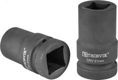Головка торцевая 4-х гранная для ручного гайковерта 1''DR, 21 мм 052772 Thorvik