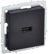 BRITE Розетка HDMI РHDMI-0-БрЧ черный BR-H10-K02 IEK