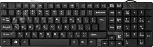 Клавиатура Accent SB-720, компактная, черный 1000398906 Defender