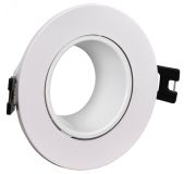 LIGHTING Светильник 4104 встраиваемый под лампу MR16 круг пластиковый белый IEK LT-UVB0-4104-GU05-1-K01 IEK
