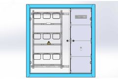 Корпус ЩЭсВС-1х9-9хСЭ1-IP31-УХЛ4-Узола (фальш-панели) U0040000104 УЗОЛА