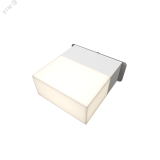 Светодиодный светильник RVE-LBX-LUMO60-PLAZA5010010-1-GR (Квадрат Грильято 1шт 40х90х100мм 8Вт встраиваемый 4000K Белый) RVE00003290 RVElektro