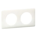 Рамка, двухпостовая, белый глянец 066632 Legrand