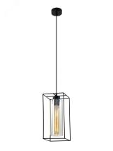 Светильник подвесной (подвес) Luna 5148-201 1 х Е27 40 Вт черный лофт - кантри потолочный Б0054978 Rivoli