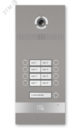 Панель вызывная IP домофона многокнопочная BI-08FB BLACK BAS-IP