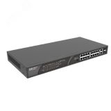 Коммутатор неуправляемый 18 портов 10/100/1000 Мб/с 16xPoE+ 00-00016819 Ruijie