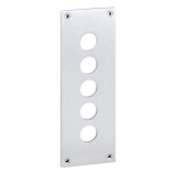 Передняя панель для металлического кнопочного поста, 5 отверстий XAPE305 Schneider Electric