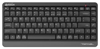 Клавиатура беспроводная Fstyler FBK11, USB, BT/Radio, slim, черный/серый 1595334 A4Tech