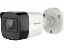 Видеокамера HD-TVI 5Мп цилиндрическая с подсветкой EXIR до 30м, микрофон (2.8мм) 327800709 HiWatch
