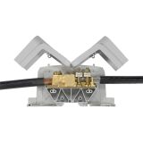 Силовая клемма Viking 3 - два вывода под кабель - шаг 55 мм 039011 Legrand