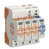 УЗИП для силовых сетей 3+NPE (Класс I+II), 280 В 5093526 OBO Bettermann