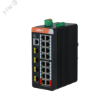 Коммутатор 16-портовый гигабитный управляемый с PoE 142957 Dahua