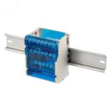 Шина на DIN-рейку в корпусе (кросс-модуль) 4х7, REXANT 11-2304-7 REXANT