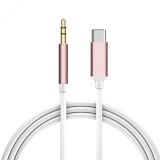 Аудио кабель Type C на AUX Jack 3.5 мм, ультрагибкий, 1 м., розовый 1000603893 Greenconnect