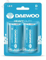 Элемент питания LR20 DAEWOO солевая Heavy Duty блистер, 2 шт. 4895205029484 JazzWay