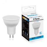 Лампа светодиодная LED 11вт 230в G5.3 дневной 38139 FERON