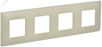 SKANDY Рамка 4-местная SK-F01B бежевый IEK SK-M42-K10 IEK