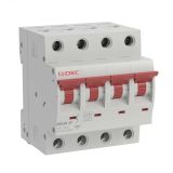Выключатель автоматический четырёхполюсный 63А C 6кА MD63N-4PC63 DKC