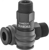 Муфта БРС европейского типа с наружней резьбовой частью BSPT 1/2'' 053643 Thorvik
