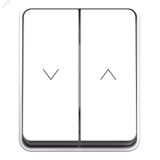 ATLASDESIGN PROFI IP54 2-клавишный ВЫКЛЮЧАТЕЛЬ ДЛЯ ЖАЛЮЗИ, 2хсх.4, БЕЛЫЙ ATN540119 Systeme Electric