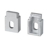 Заглушка WALL-FANTOM-BENT-W10-SIDE с отверстием (Arlight, Пластик) 043883 Arlight