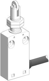Выключатель концевой 1НО1НЗ с кабелем XCMN21F3L1 Schneider Electric
