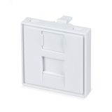 Вставка 45x45 (Mosaic) для 1 модуля формата Keystone Jack 7783c Cabeus