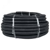 Труба гофр. ПНД Plast с зондом d32мм (25м.) черная PROxima tpnd-32-25m EKF