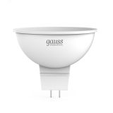 Лампа светодиодная LED 5.5 Вт 470 лм 6500К AC180-240В GU5.3 софит MR16 холодная  Elementary Gauss 13536 GAUSS