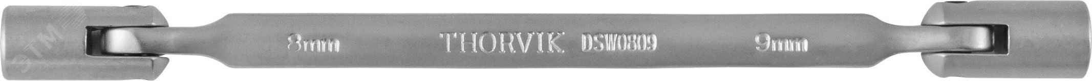 Ключ гаечный карданный, 8х9 мм 053542 Thorvik