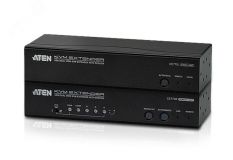 Удлинитель KVM 300 метров, VGA, USB, аудио, 2 дисплея, 1920 x 1200 1000233267 Aten