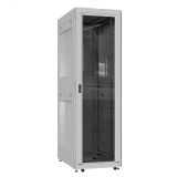 Шкаф серверный 42U 800х1000 передняя дверь: стекло IP41. задняя дверь: одностворчатая глухой металл IP51. боковые панели: перфорированные. цвет: серый RAL7035  EX 8042.7122 SYSMATRIX