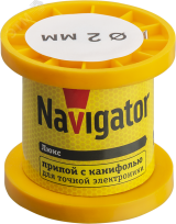 Припой 93 078 NEM-Pos02-61K-2-K50 (ПОС-61, катушка, 2 мм, 50 гр) 25556 Navigator Group