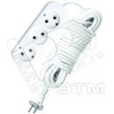 Удлинитель бытовой 3х10м без заземления 6А E-203 9631967 UNIVersal