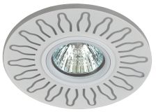 Светильник точечный декоративный cо светодиодной подсветкой MR16, 220V, max 11W, белый DK LD31 WH ЭРА Б0036500 ЭРА
